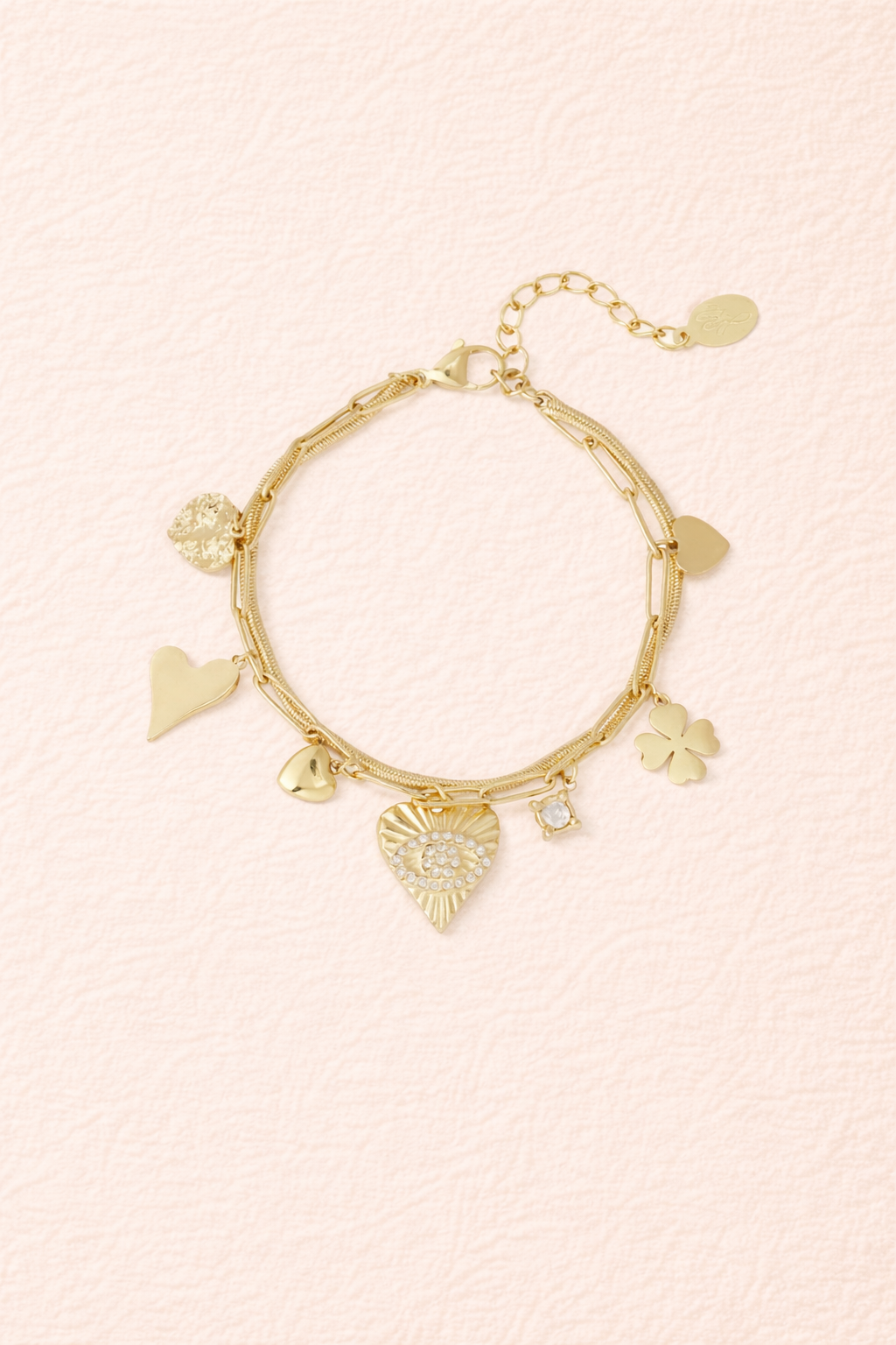Bracelet breloques en acier inoxydable | Marine