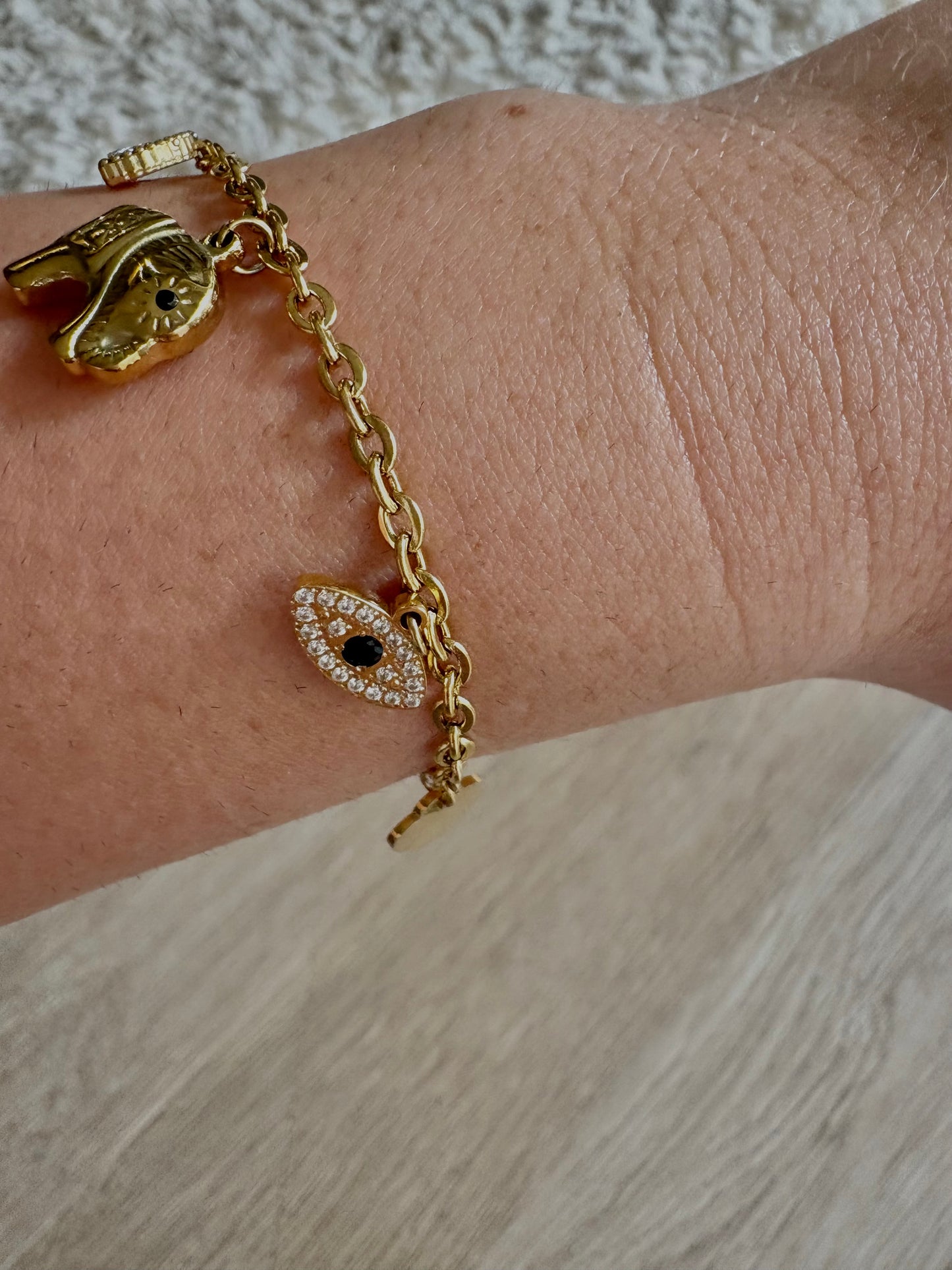 Bracelet breloques en acier inoxydable | Blair