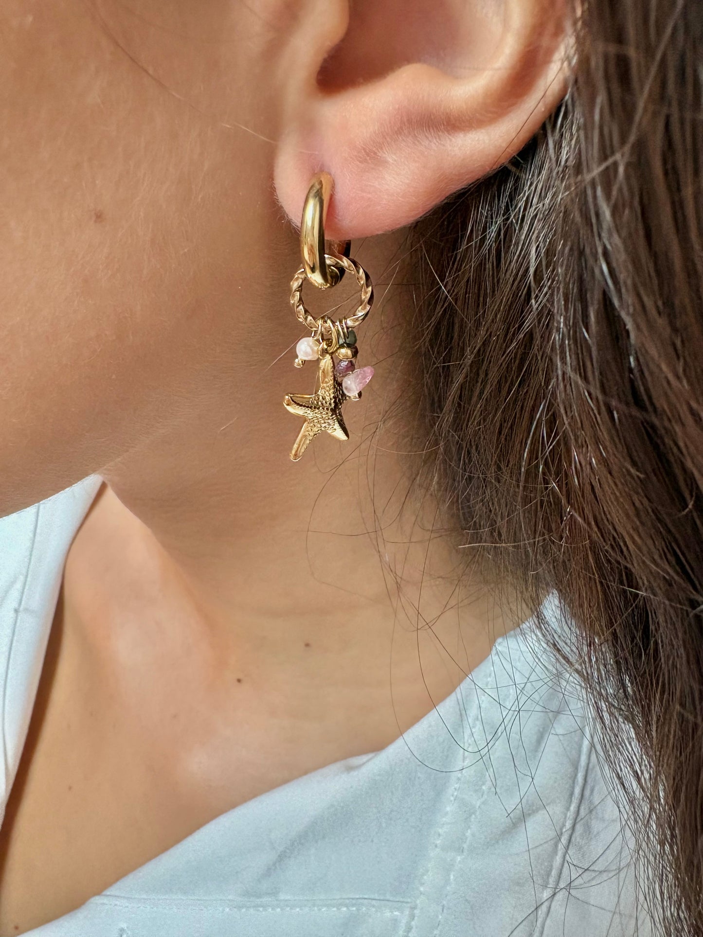 Boucles d’oreilles en acier inoxydable | Elise