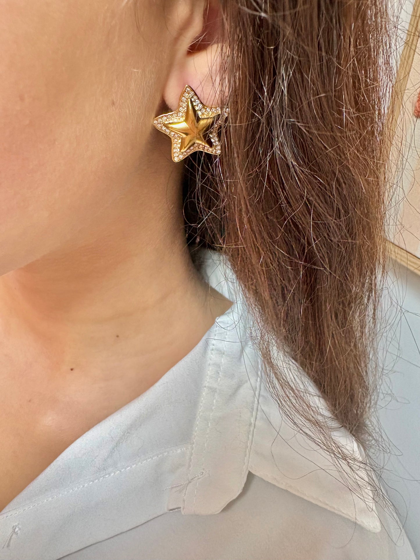 Boucles d’oreilles en acier inoxydable | Agathe
