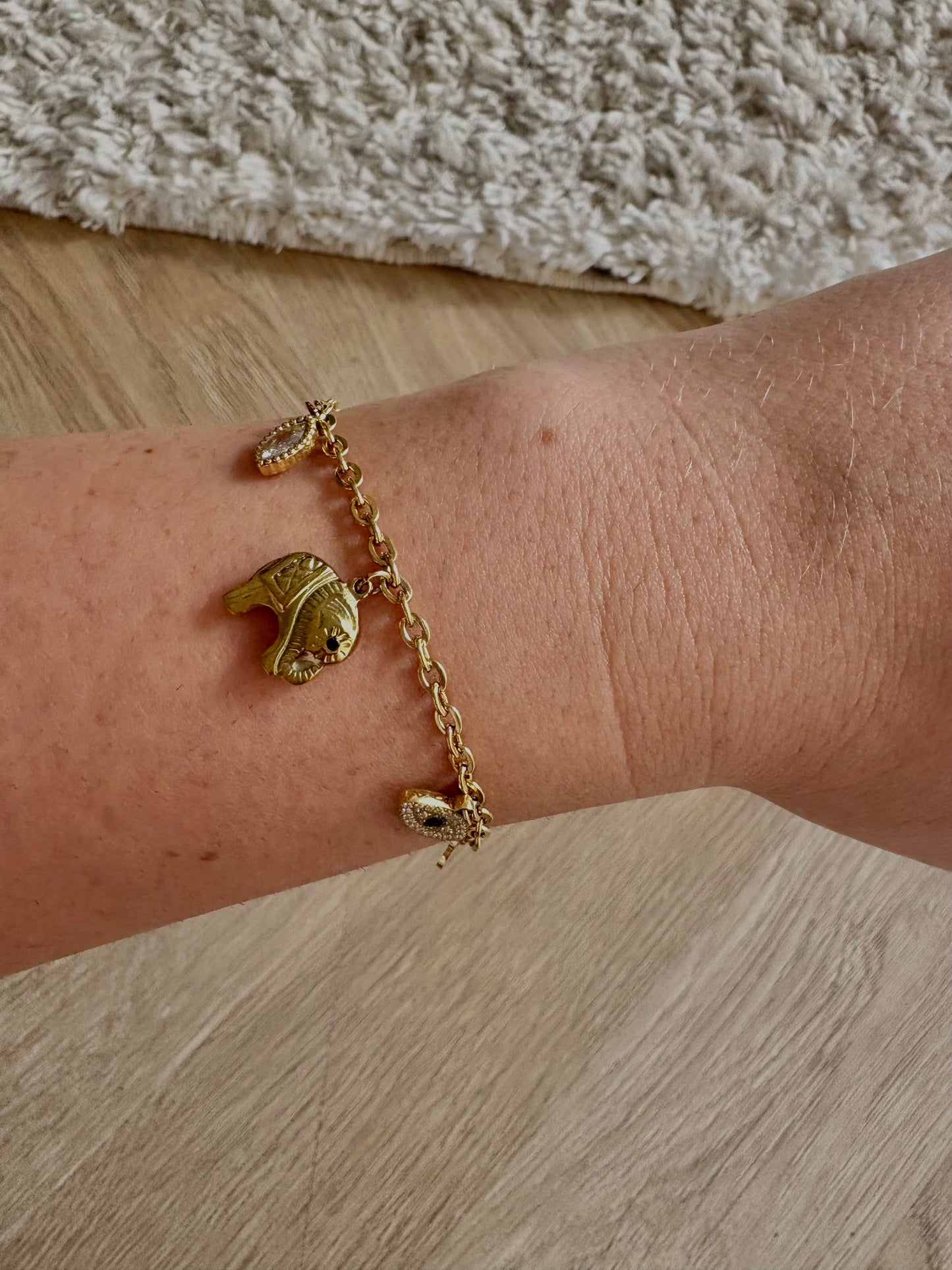 Bracelet breloques en acier inoxydable | Blair