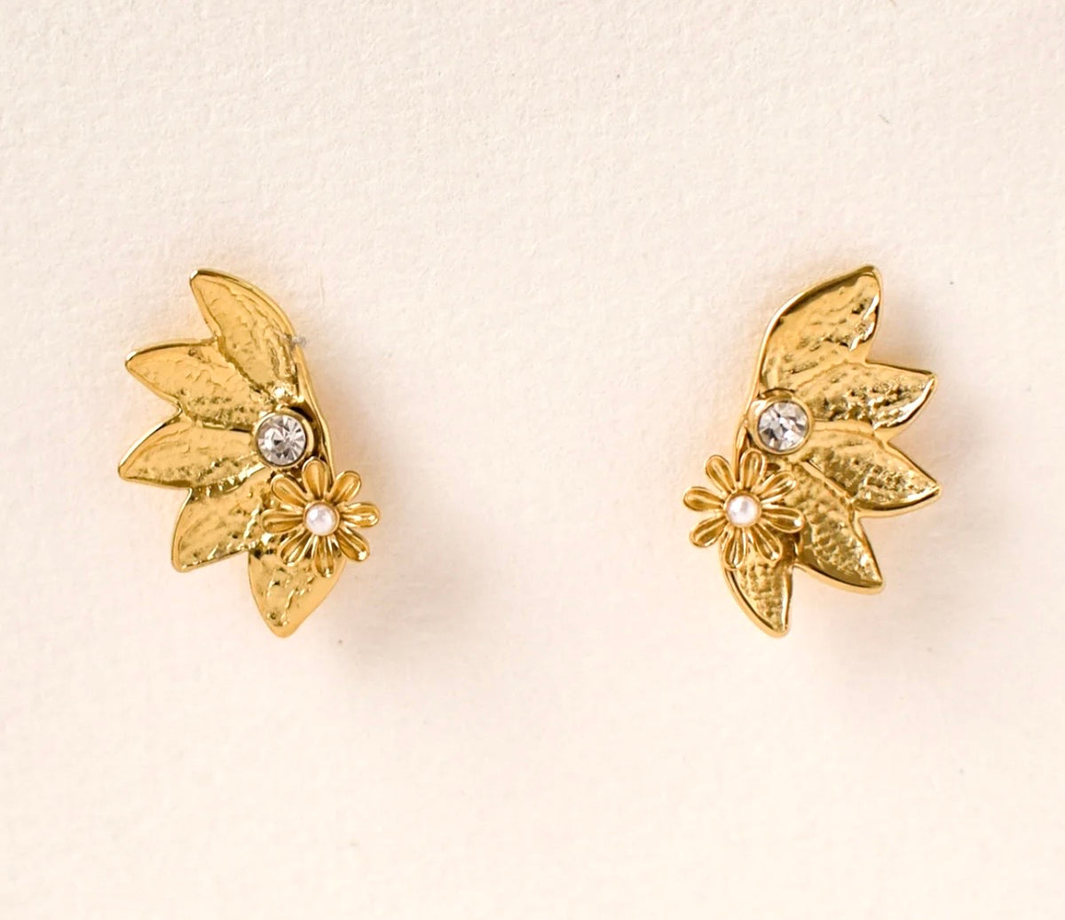 Boucles d’oreilles en acier inoxydable | Flora