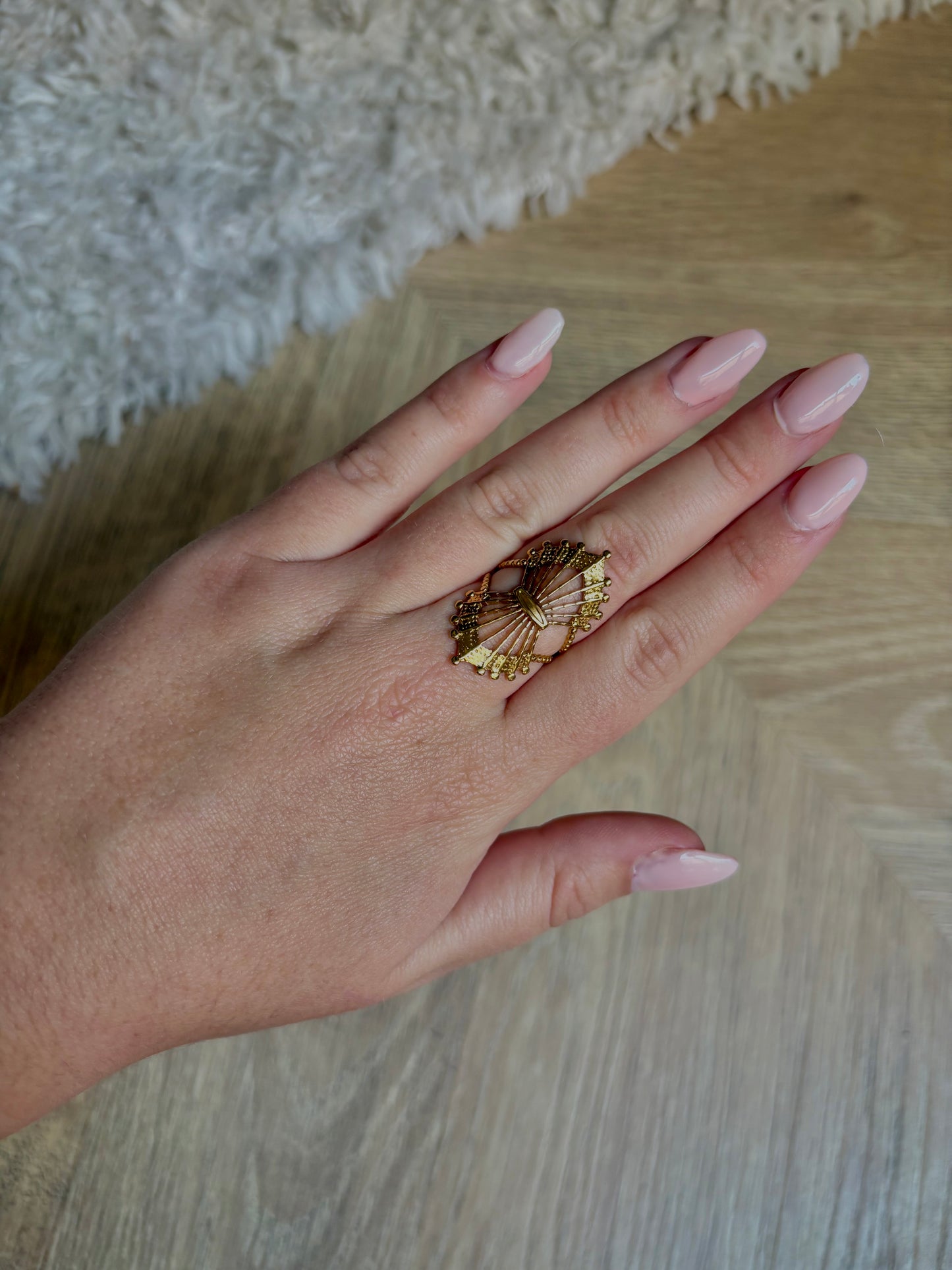 Bague en acier inoxydable | Ondine