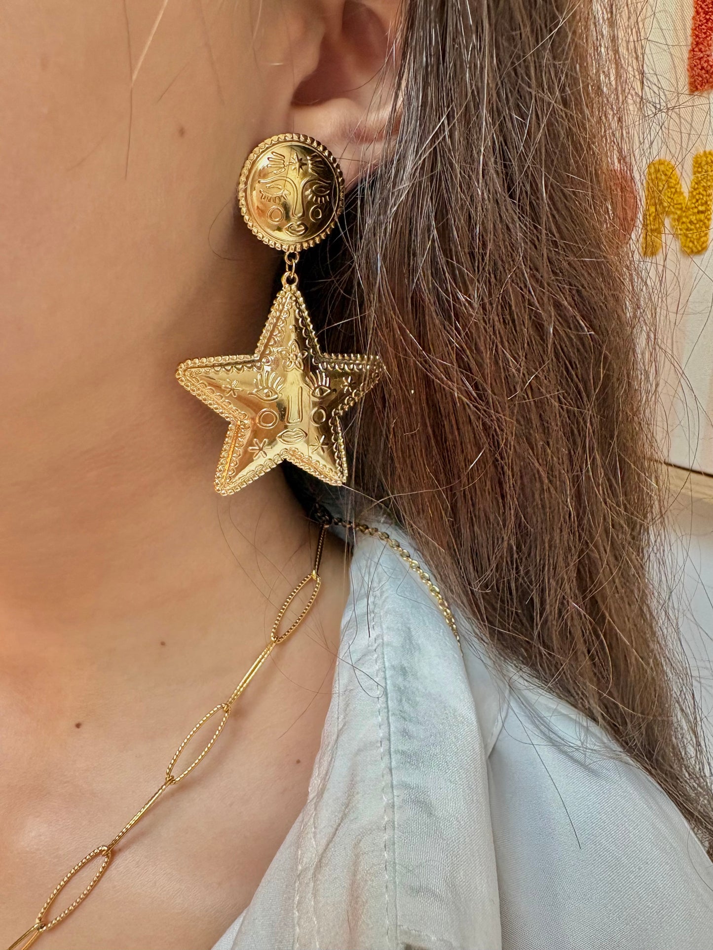 Boucles d’oreilles en acier inoxydable | Maud