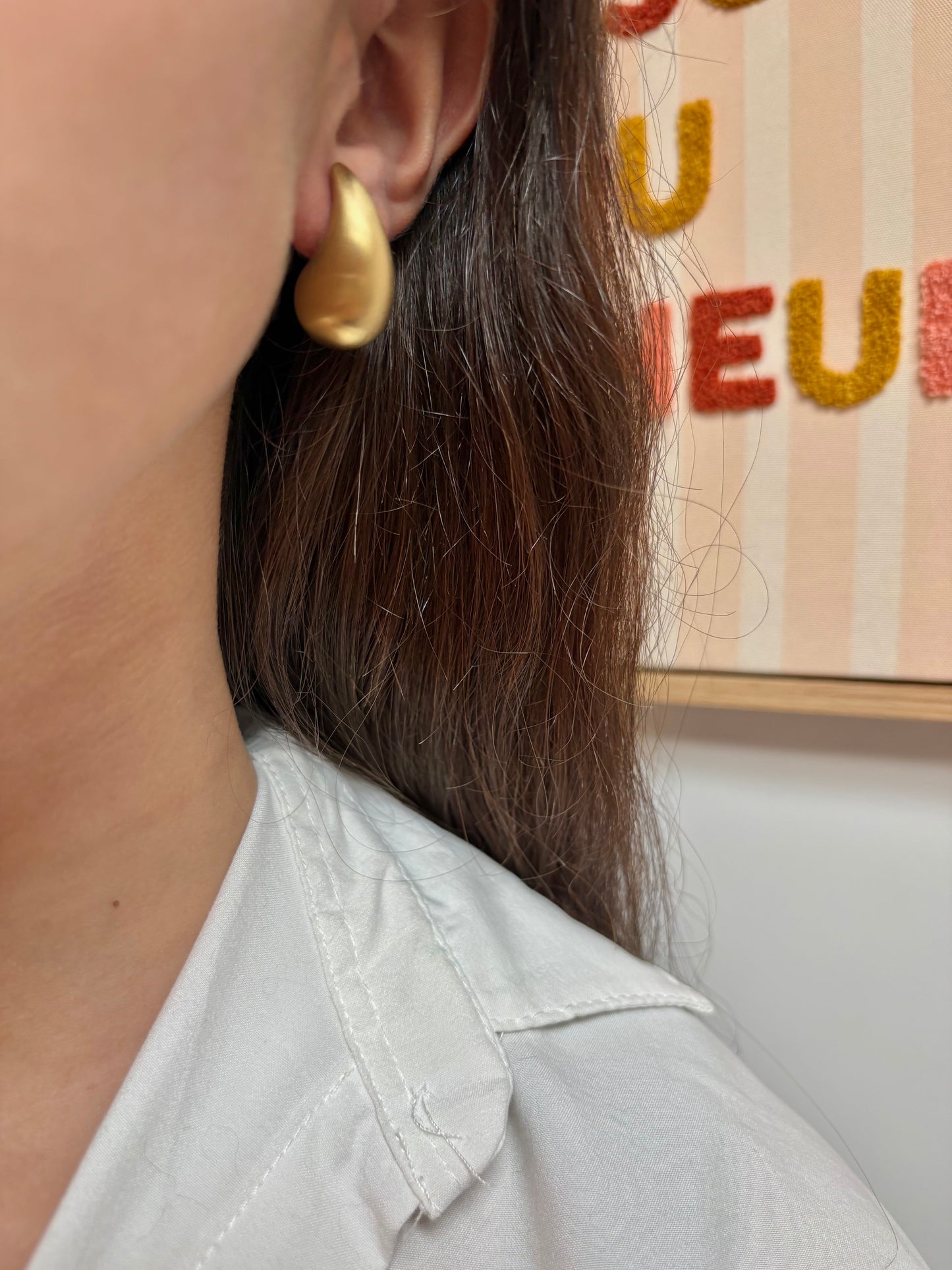 Boucles d’oreilles en acier inoxydable | Justine