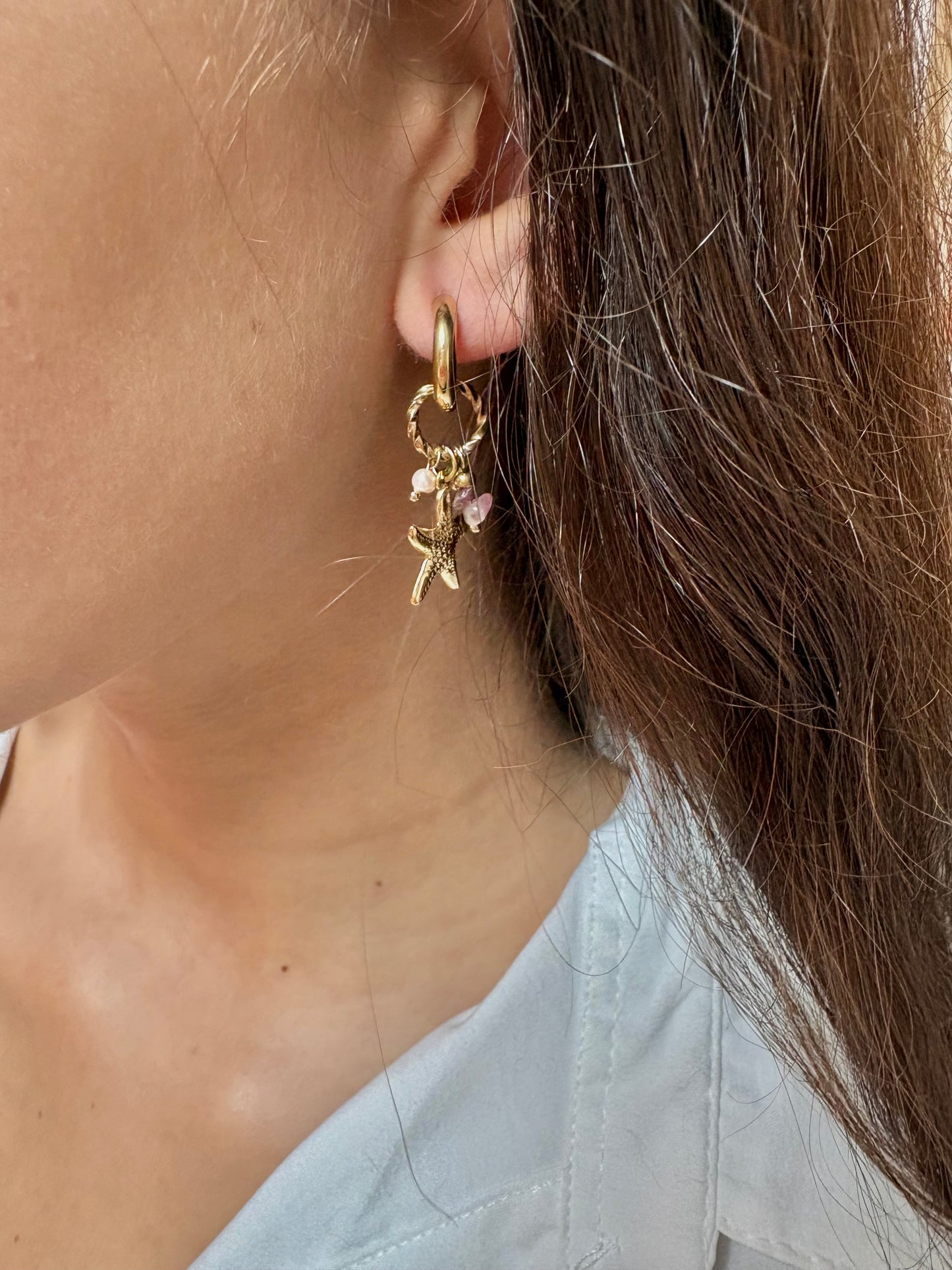 Boucles d’oreilles en acier inoxydable | Elise
