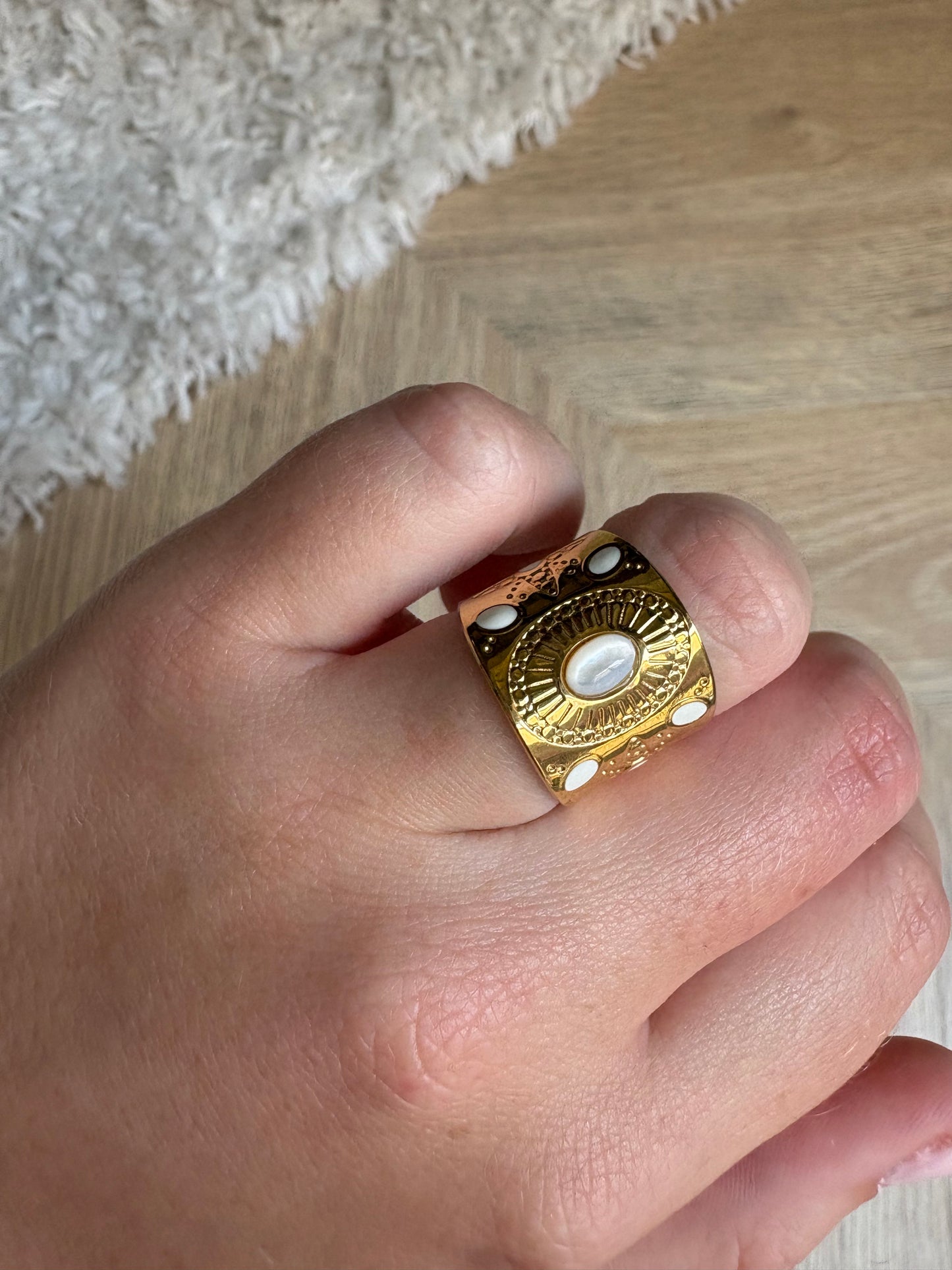 Bague en acier inoxydable | Ilona