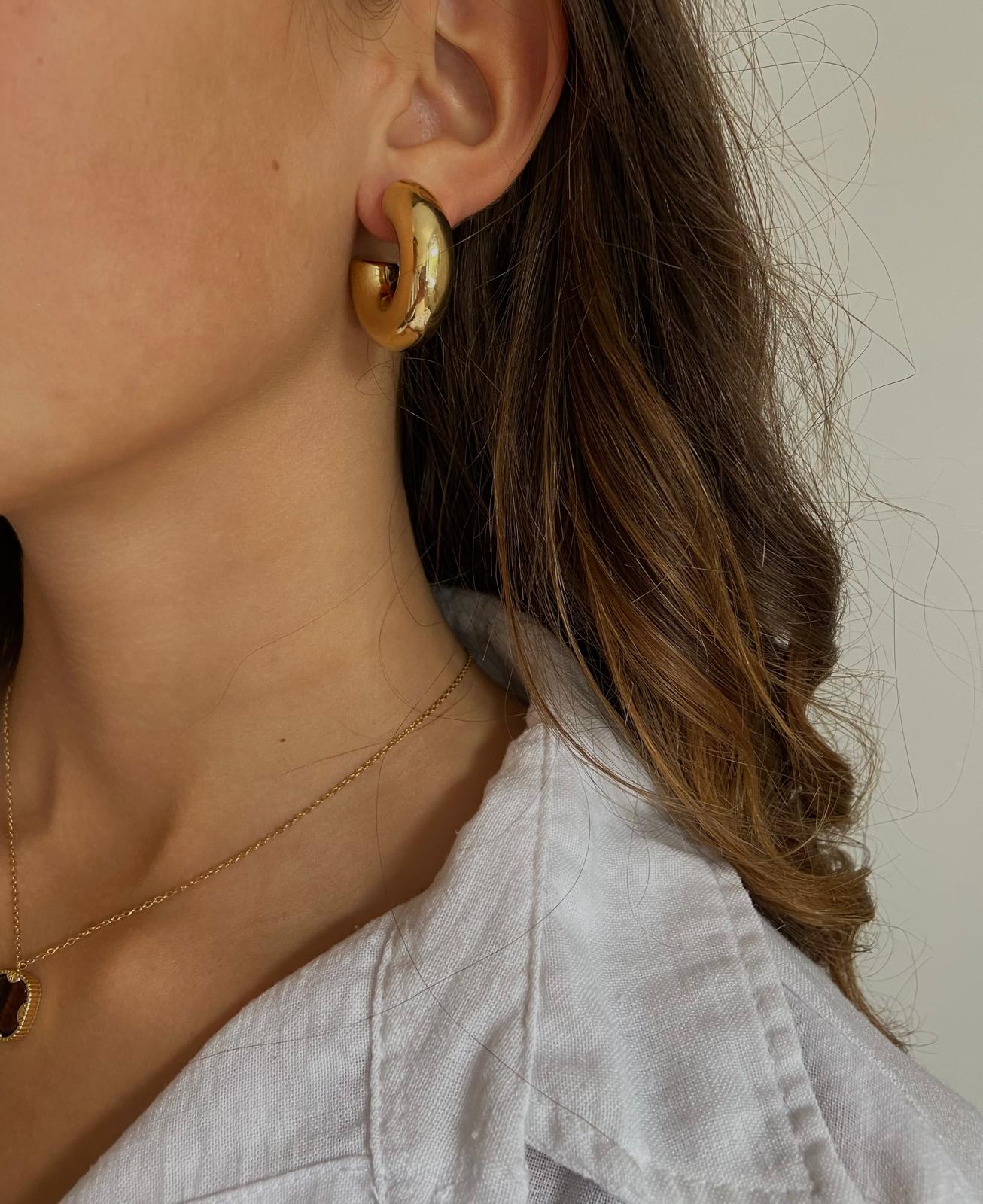 Boucles d’oreilles en acier inoxydable | Rachel