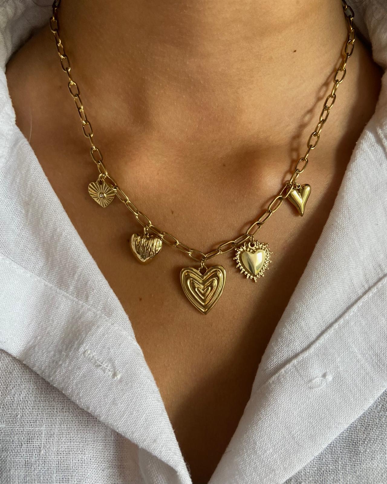 Collier charms/breloques en acier inoxydable | Elea