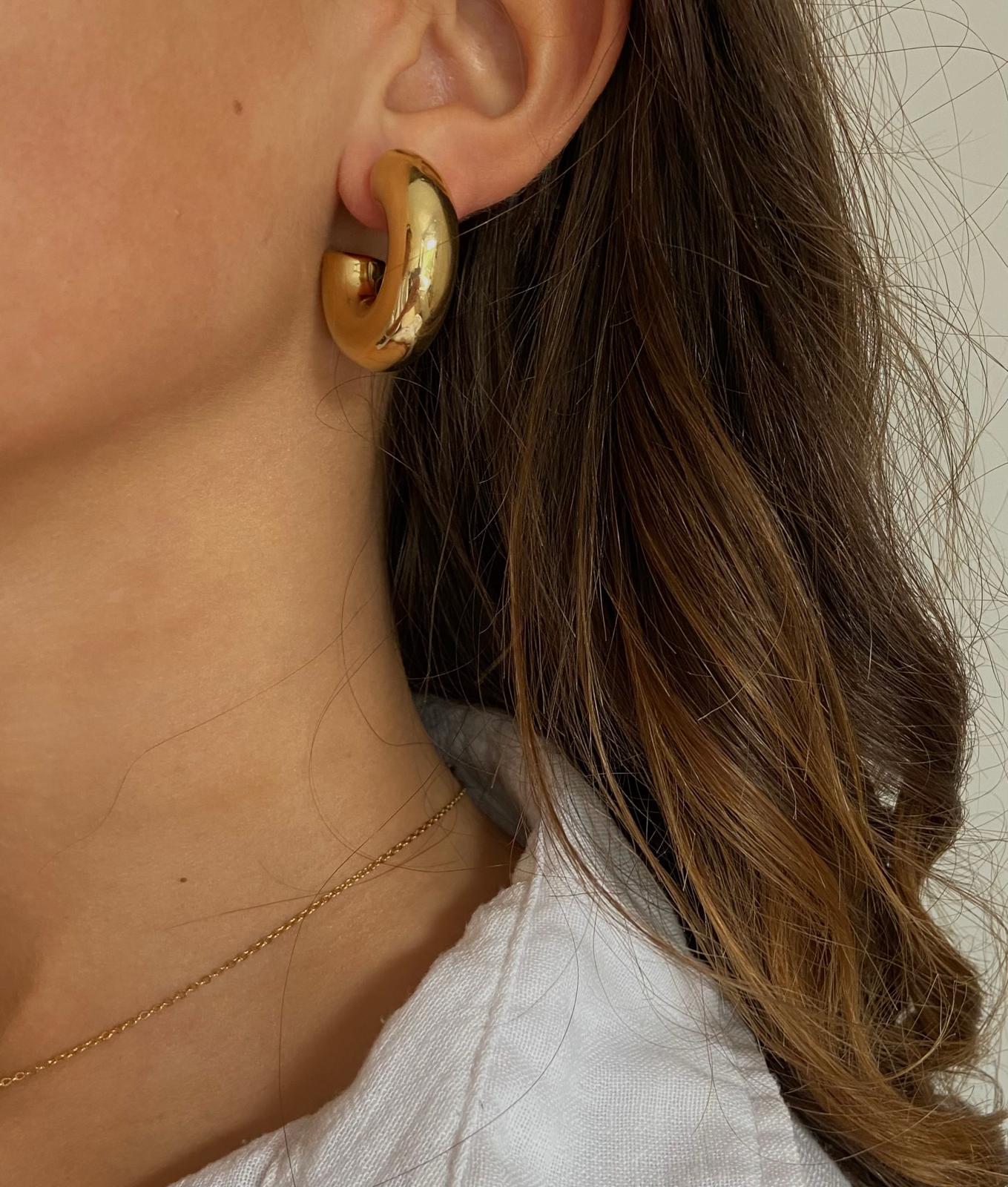 Boucles d’oreilles en acier inoxydable | Rachel