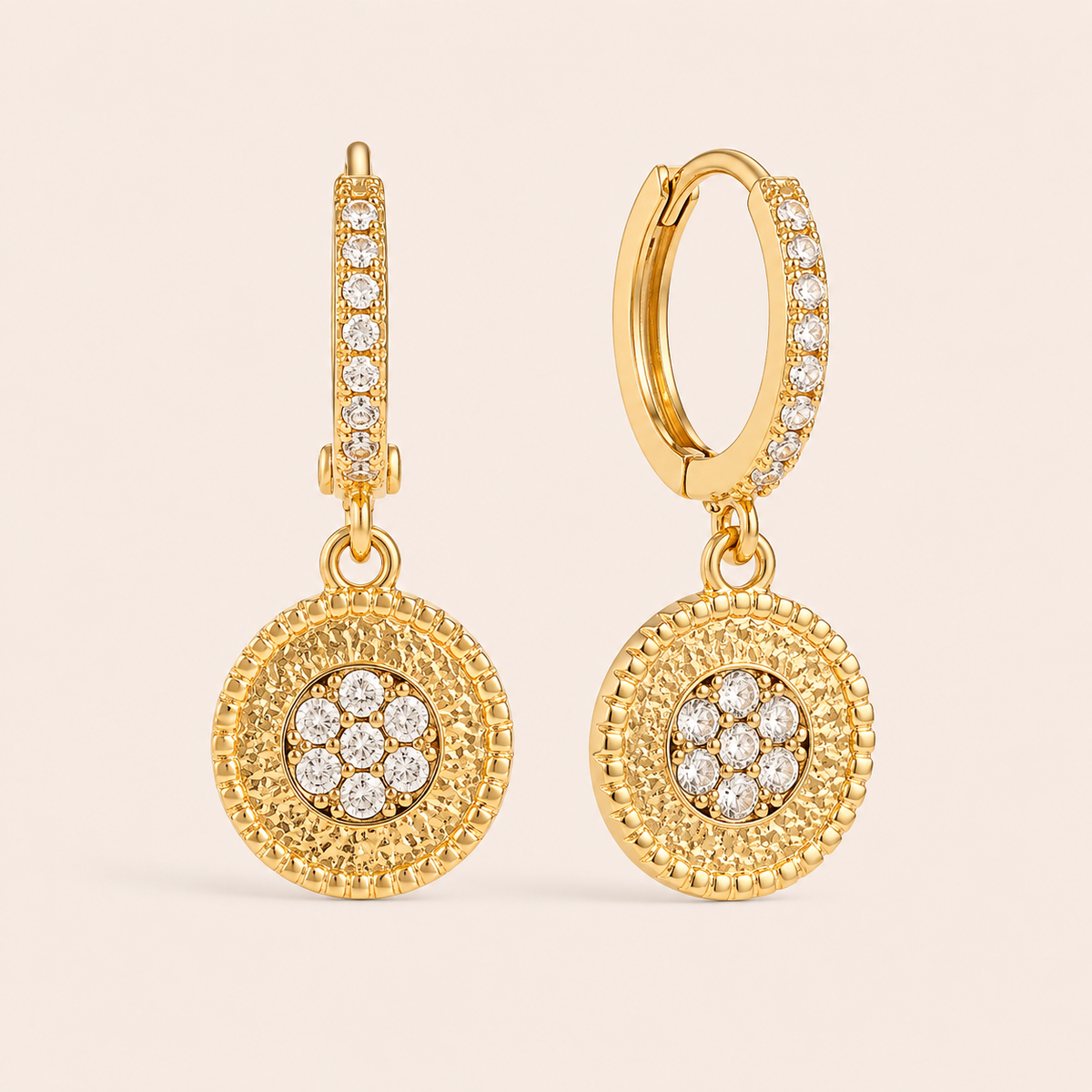 Boucles d’oreilles en plaqué or 14k | Rachel