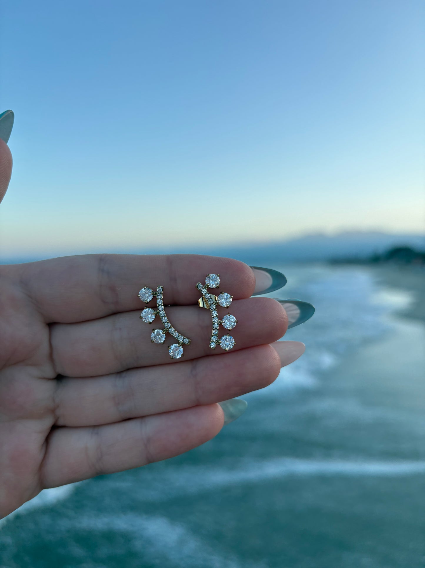 Boucles d’oreilles en acier inoxydable |Vannina