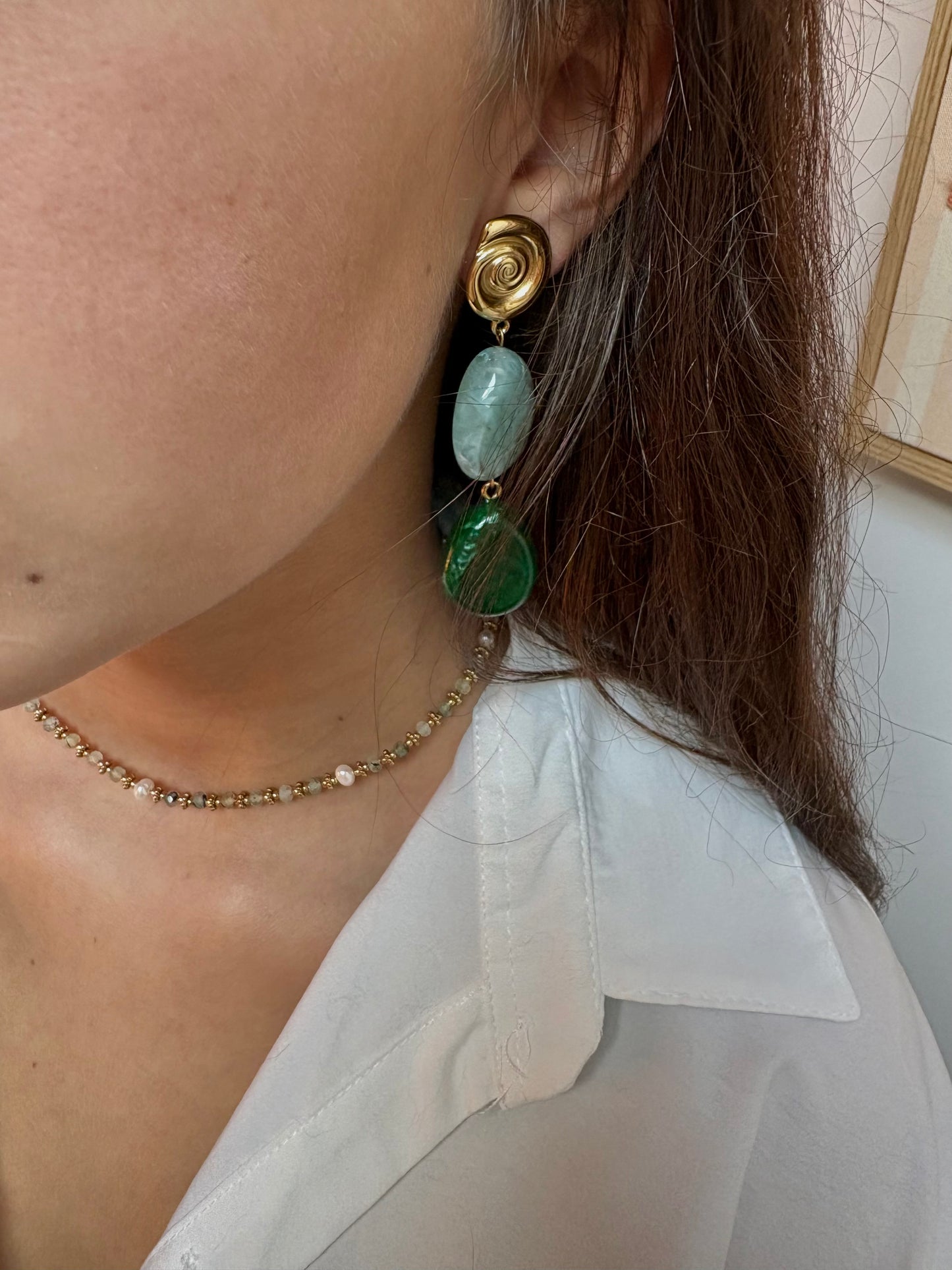 Boucles d’oreilles en acier inoxydable | Olivia