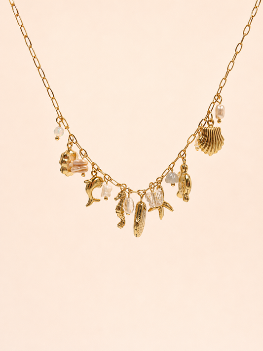 Collier charms en acier inoxydable | Charlotte