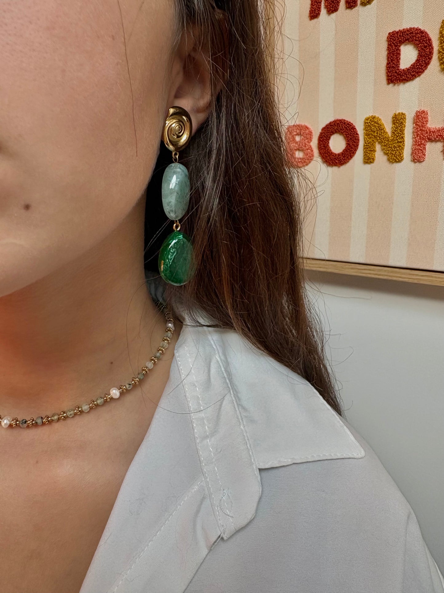 Boucles d’oreilles en acier inoxydable | Olivia