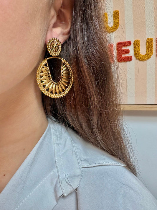 Boucles d’oreilles en acier inoxydable | Emy