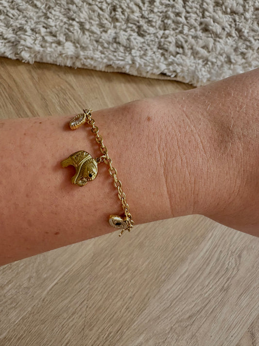 Bracelet breloques en acier inoxydable | Blair