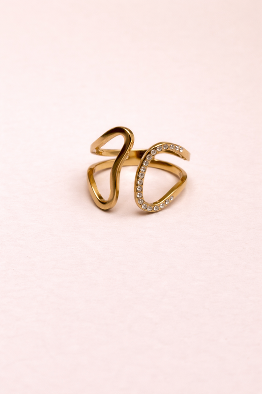 Bague en acier inoxydable | Elsa