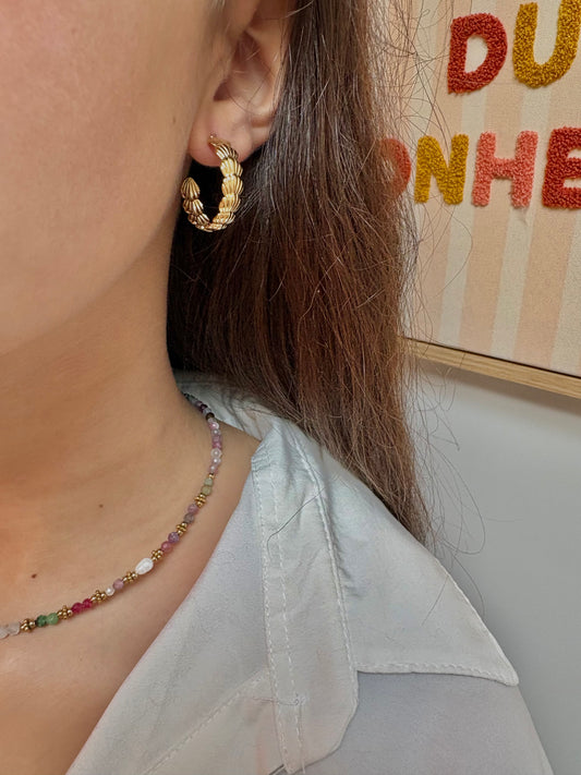 Boucles d’oreilles en acier inoxydable | Pauline