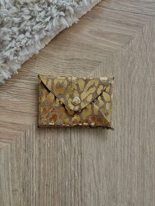 Pochon doré | cuir de vachette