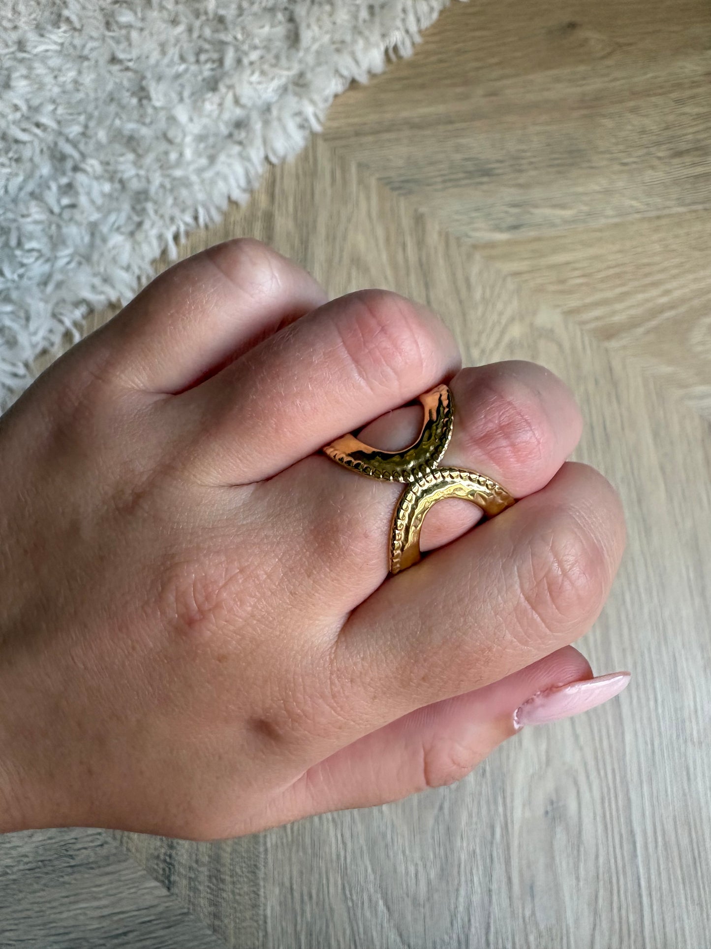 Bague en acier inoxydable | Paloma