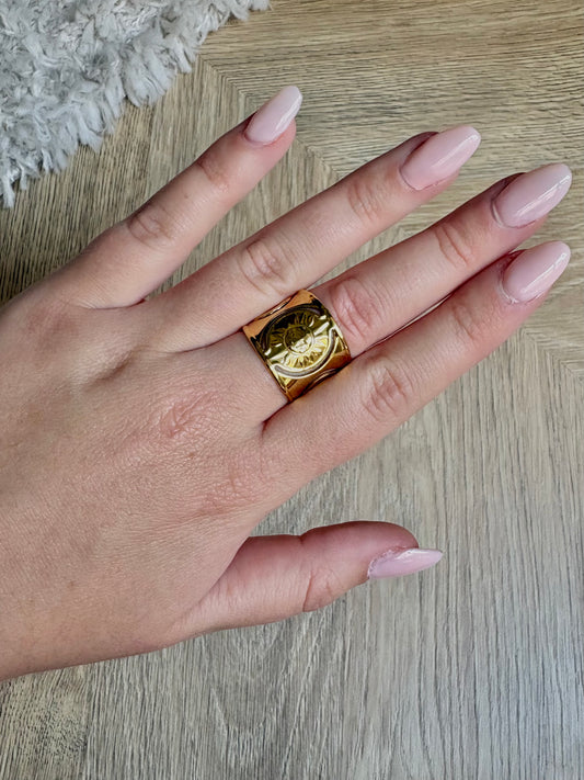 Bague en acier inoxydable | Amandine