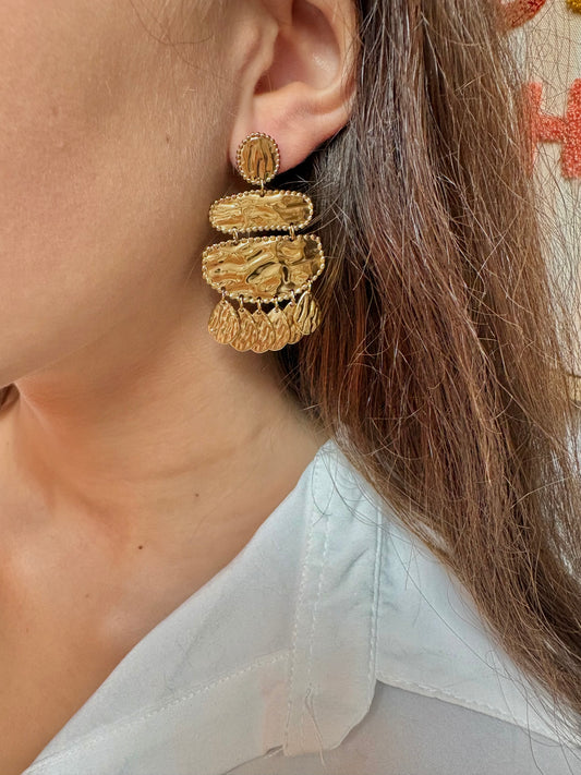 Boucles d’oreilles en acier inoxydable | Alice