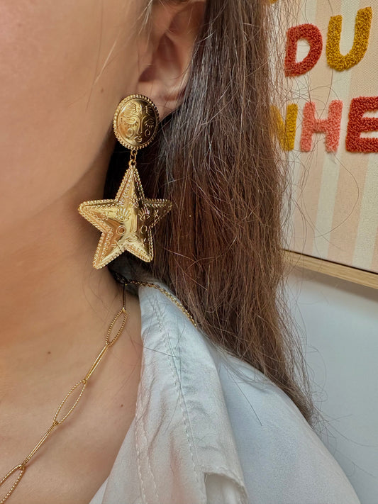 Boucles d’oreilles en acier inoxydable | Maud