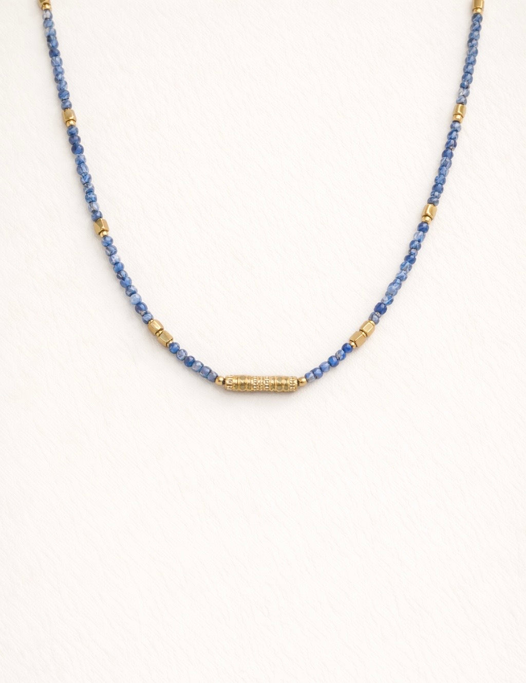 Collier en acier inoxydable et pierre naturelle | Tatiana