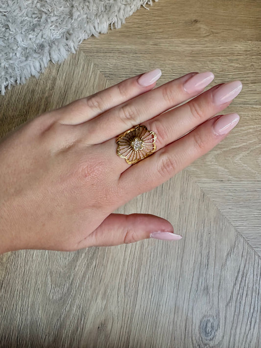 Bague en acier inoxydable | Violette