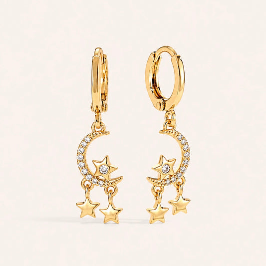 Boucles d’oreilles en plaqué or 14k | Leucate