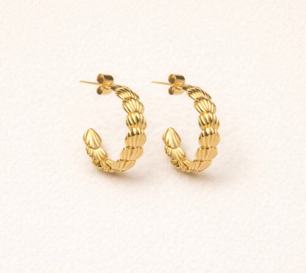 Boucles d’oreilles en acier inoxydable | Pauline