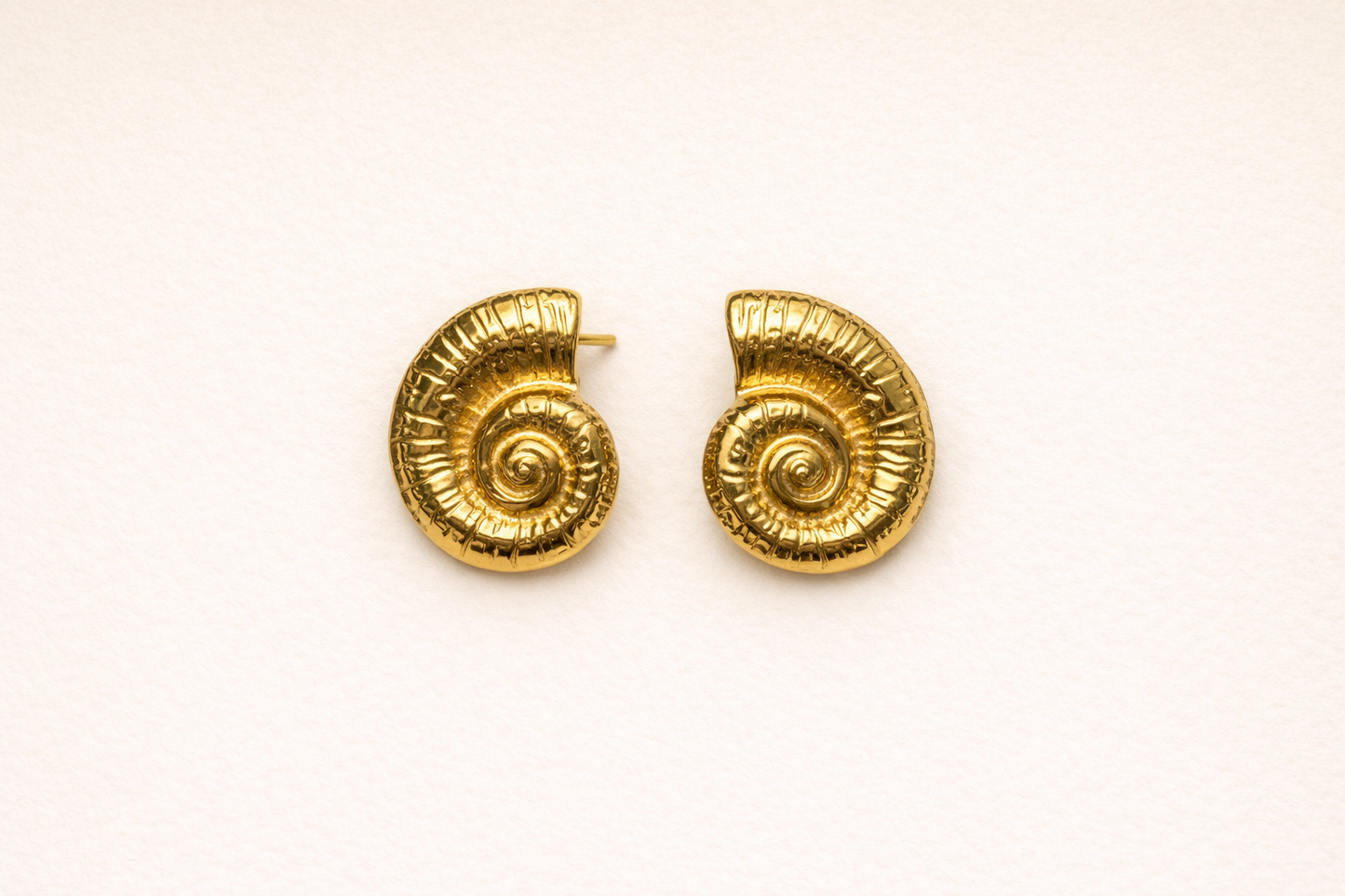 Boucles d’oreilles coquillages en acier inoxydable | Ariel