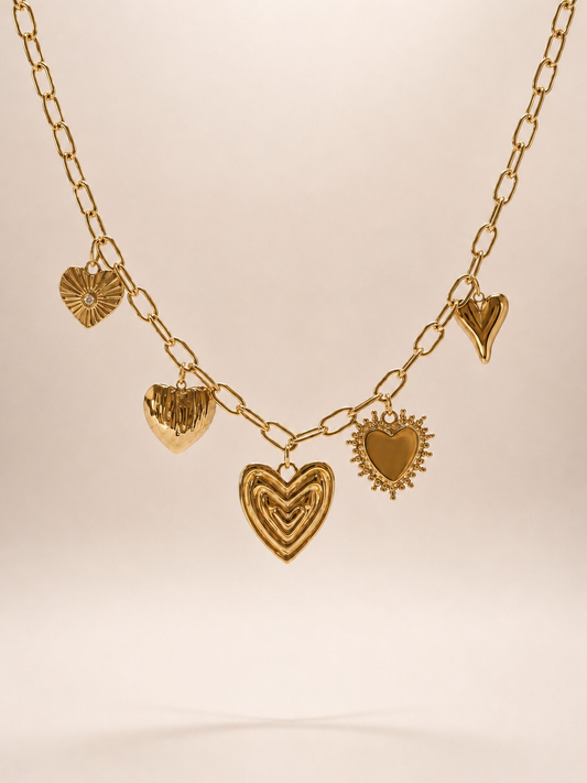 Collier charms/breloques en acier inoxydable | Elea