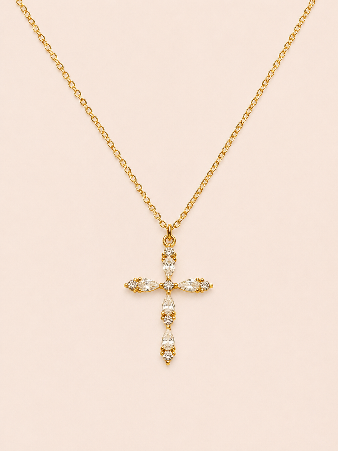 Collier croix en acier inoxydable | Corsica