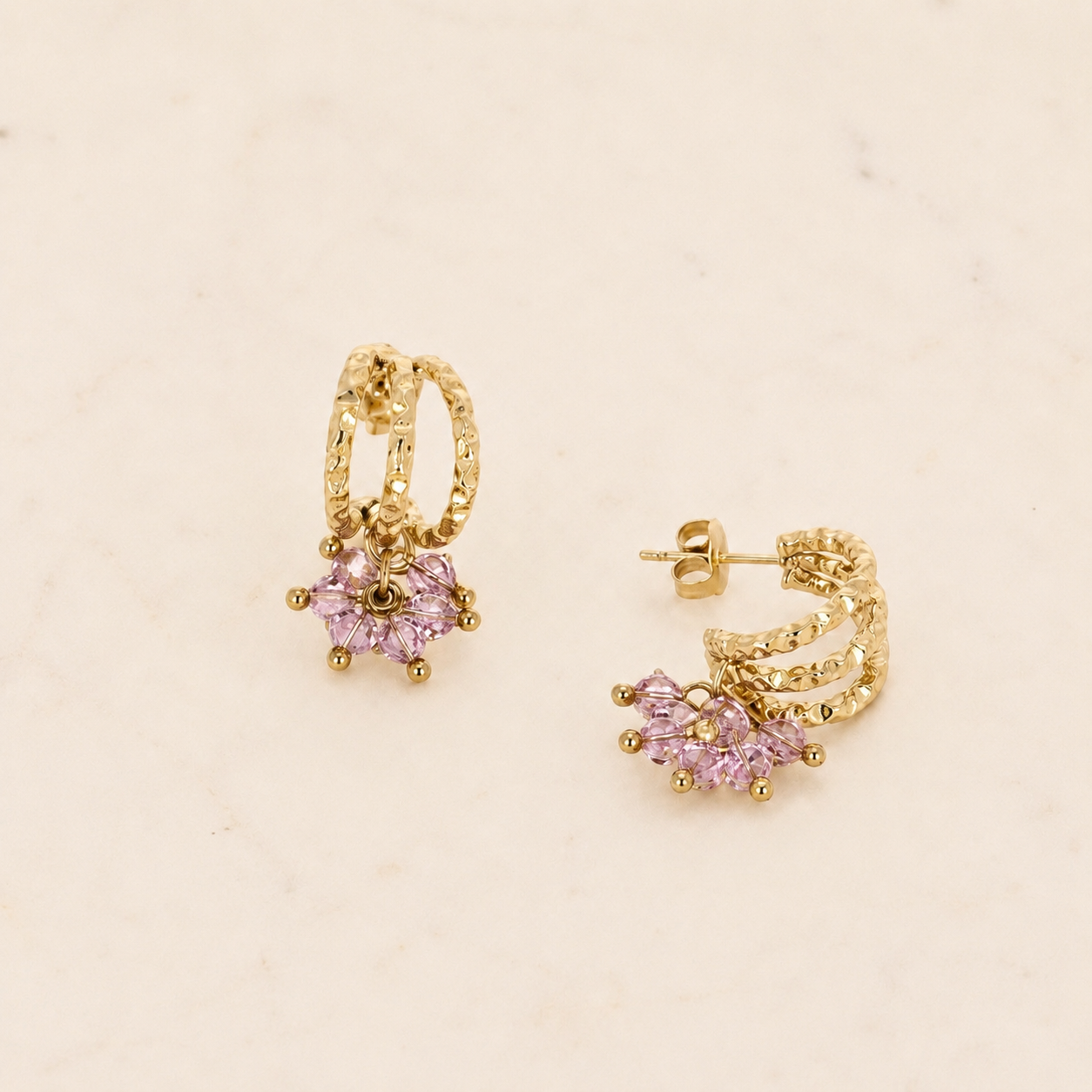 Boucles d’oreilles en acier inoxydable | Santa giulia