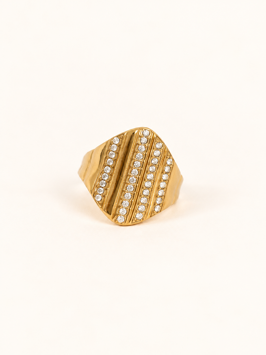 Bague en acier inoxydable | Amandina